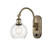 Sconces Single Glass by Innovations ( 405 | 518-1W-AB-G124-6 Ballston ) 
