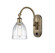 Sconces Single Glass by Innovations ( 405 | 518-1W-AB-G442-LED Ballston ) 