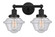 Bathroom Fixtures Two Lights by Innovations ( 405 | 616-2W-BK-G534 Edison ) 