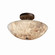 Semi-Flush Mts. Bowl Style by Justice Designs ( 102 | ALR-9690-35-DBRZ Alabaster Rocks ) 