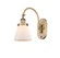 Sconces Single Glass by Innovations ( 405 | 918-1W-BB-G61-LED Franklin Restoration ) 