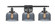 Bathroom Fixtures Three Lights by Innovations ( 405 | 916-3W-BK-G73-LED Ballston Urban ) 
