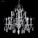 Mid. Chandeliers Candle by James R. Moder ( 64 | 96279S22 Sculptured Crystal Leaf ) 