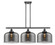 Linear/Island 3 Light Bar by Innovations ( 405 | 916-3I-BK-G73-L-LED Ballston Urban ) 