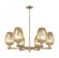 Mid. Chandeliers Glass Up by Innovations ( 405 | 716-6CR-CB-G457-6ME Arcadia ) 