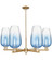 Mid. Chandeliers Glass Up by Innovations ( 405 | 716-6CR-CB-G484-7SB Arcadia ) 