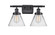 Bathroom Fixtures Two Lights by Innovations ( 405 | 916-2W-BK-G42-LED Ballston Urban ) 