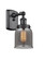 Sconces Single Glass by Innovations ( 405 | 916-1W-BK-G53 Ballston Urban ) 