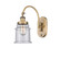 Sconces Single Glass by Innovations ( 405 | 918-1W-BB-G184 Franklin Restoration ) 