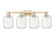 Bathroom Fixtures Four Lights by Innovations ( 405 | 716-4W-CB-G460-7CL Arcadia ) 