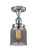 Semi-Flush Mts. Glass Down by Innovations ( 405 | 916-1C-PC-G53 Ballston Urban ) 
