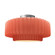 Semi-Flush Mts. Drum Shade by Justice Designs ( 102 | CER-6375-BSH-NCKL Radiance ) 