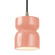 Mini Pendants Cable by Justice Designs ( 102 | CER-6500-BSH-ABRS-BKCD Radiance ) 