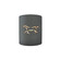 Exterior Wall Mt./Flush by Justice Designs ( 102 | CER-9010W-GRY-HRSE Sun Dagger ) 