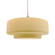 Pendants Drum Shade by Justice Designs ( 102 | CER-6545-MYLW-BRSS-BEIG-TWST Radiance ) 