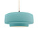 Pendants Drum Shade by Justice Designs ( 102 | CER-6545-RFPL-MBLK-BEIG-TWST Radiance ) 