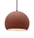 Pendants Sphere by Justice Designs ( 102 | CER-6535-CLAY-MBLK-BKCD Radiance ) 