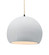 Pendants Sphere by Justice Designs ( 102 | CER-6535-WHT-MBLK-BEIG-TWST Radiance ) 