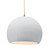 Pendants Sphere by Justice Designs ( 102 | CER-6535-WHT-NCKL-BEIG-TWST Radiance ) 