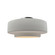 Semi-Flush Mts. Drum Shade by Justice Designs ( 102 | CER-6363-BIS-NCKL Radiance ) 