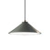 Pendants Glass Down by Justice Designs ( 102 | CER-6240-PWGN-DBRZ-BKCD-LED1-700 Radiance ) 