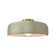 Semi-Flush Mts. Bowl Style by Justice Designs ( 102 | CER-6343-CKC-BRSS Radiance ) 