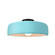 Semi-Flush Mts. Bowl Style by Justice Designs ( 102 | CER-6343-RFPL-MBLK Radiance ) 