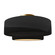 Semi-Flush Mts. Drum Shade by Justice Designs ( 102 | CER-6365-BLK-BRSS Radiance ) 