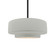 Pendants Drum Shade by Justice Designs ( 102 | CER-6543-MAT-MBLK-RIGID Radiance ) 