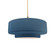 Pendants Drum Shade by Justice Designs ( 102 | CER-6543-MDMT-BRSS-BEIG-TWST Radiance ) 