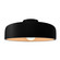 Semi-Flush Mts. Bowl Style by Justice Designs ( 102 | CER-6345-CRB-MBLK Radiance ) 