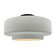 Semi-Flush Mts. Drum Shade by Justice Designs ( 102 | CER-6365-MAT-MBLK Radiance ) 