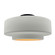 Semi-Flush Mts. Drum Shade by Justice Designs ( 102 | CER-6365-MTGD-MBLK Radiance ) 