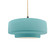 Pendants Drum Shade by Justice Designs ( 102 | CER-6543-RFPL-MBLK-BEIG-TWST Radiance ) 