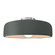 Semi-Flush Mts. Bowl Style by Justice Designs ( 102 | CER-6345-PWGN-NCKL Radiance ) 