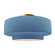 Semi-Flush Mts. Drum Shade by Justice Designs ( 102 | CER-6365-SKBL-BRSS Radiance ) 
