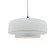 Pendants Drum Shade by Justice Designs ( 102 | CER-6543-WTWT-MBLK-BEIG-TWST Radiance ) 