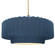 Pendants Drum Shade by Justice Designs ( 102 | CER-6555-MID-BRSS-BEIG-TWST Radiance ) 