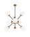 Mid. Chandeliers Starburst by Matteo Lighting ( 423 | C72309AGOP Maru ) 
