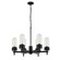 Mid. Chandeliers Glass Up by Maxilite ( 501 | MX 1560-6Y07 Daze-Clear ) 