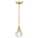 Mini Pendants Glass Down by Livex Lighting ( 107 | 47071-08 Brussels ) 