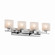 Bathroom Fixtures Four Lights by Justice Designs ( 102 | FSN-8704-30-FRCR-CROM-LED4-2800 Fusion ) 