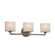 Bathroom Fixtures Three Lights by Justice Designs ( 102 | PNA-8463-55-PLET-NCKL-LED3-2100 Porcelina ) 