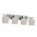 Bathroom Fixtures Four Lights by Justice Designs ( 102 | CLD-8704-30-NCKL-LED4-2800 Clouds ) 