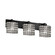 Bathroom Fixtures Three Lights by Justice Designs ( 102 | WGL-8923-30-GRCB-MBLK Wire Glass ) 