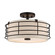 Semi-Flush Mts. Drum Shade by Livex Lighting ( 107 | 55118-92 Blanchard ) 