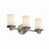 Bathroom Fixtures Three Lights by Justice Designs ( 102 | FSN-8513-10-OPAL-NCKL Fusion ) 