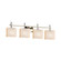 Bathroom Fixtures Four Lights by Justice Designs ( 102 | FSN-8414-55-OPAL-NCKL Fusion ) 