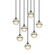Mid. Chandeliers Multi-Port/Cascade by Matteo Lighting ( 423 | C33107MB Misty ) 
