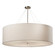 Large Chandeliers Drum Shade by Justice Designs ( 102 | FAB-9597-WHTE-NCKL Textile ) 